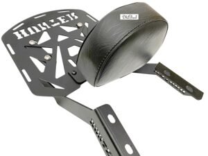 HUNTER Bike Carrier with Comfortable Back Rest | Premium Metal Build for Long Rides | Compatible with Most Motorcycles