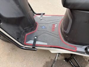 Color Foot Mat for Hero Vida VX2 Electric Scooter | Stylish Multi-Color Floor Mat | Premium Quality Non-Slip & Waterproof Rubber Mat | Perfect Fit, Easy to Clean & Durable Scooter Accessory